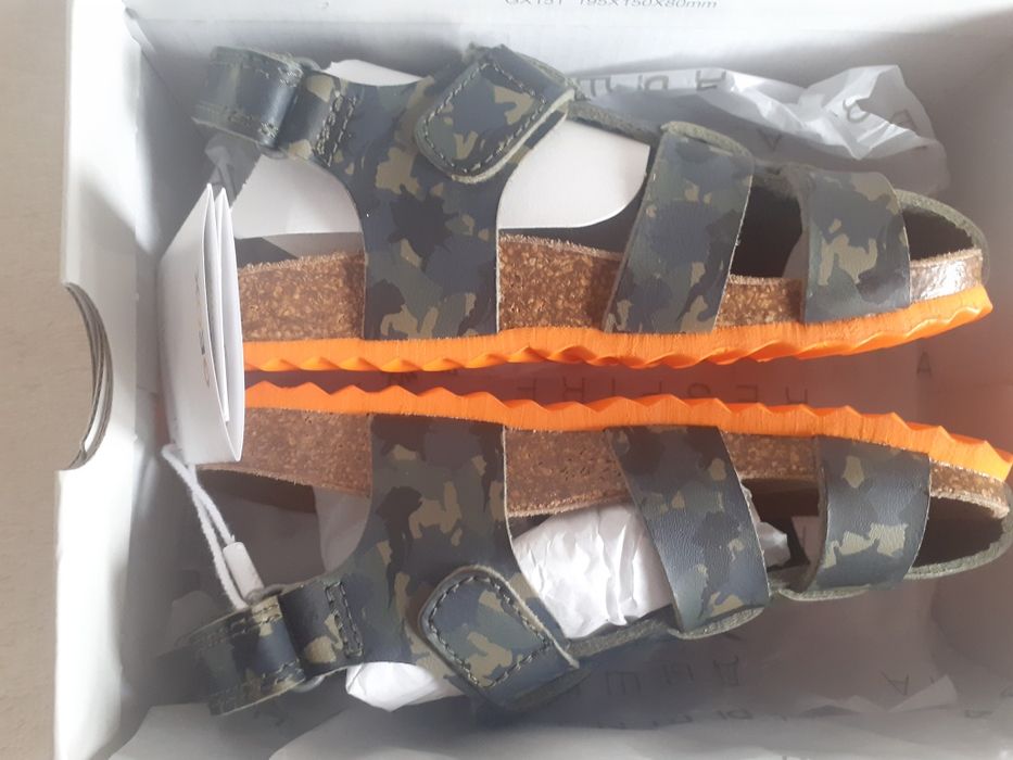 Sandały chłopięce geox r.26 nowe, moro