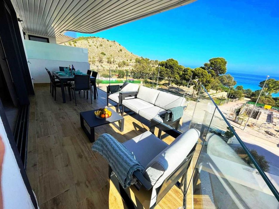 Apartament 3 sypialnie, 50m plaż, widok morza – Villajoyosa Benidorm