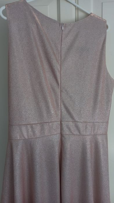 Brokatowa asymetryczna sukienka roz. L/XL