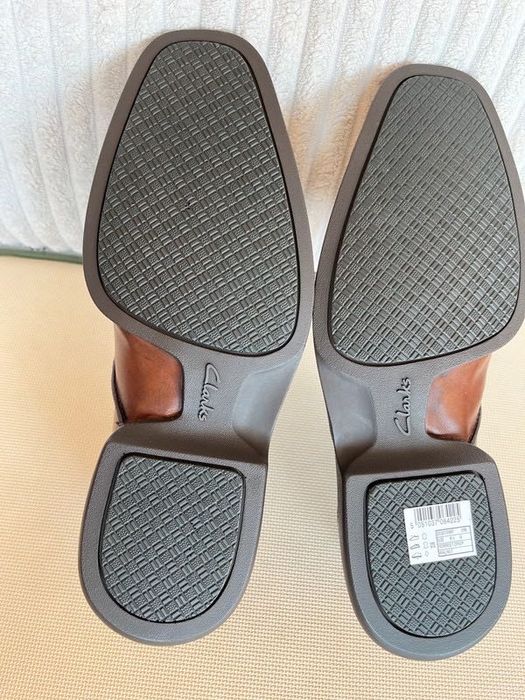 Clarks Leather derby półbuty męskie 43/44