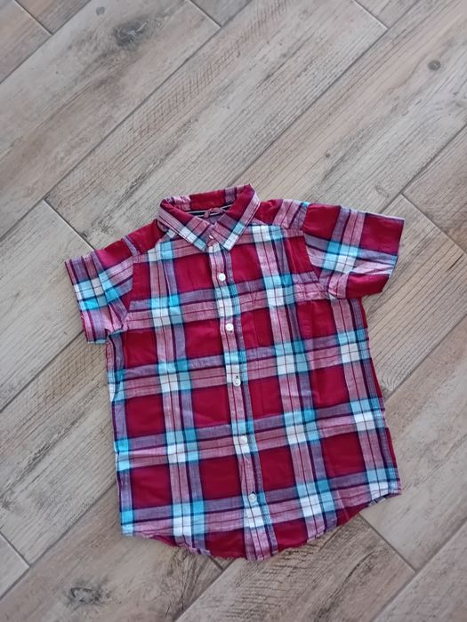 Koszula chlopieca 140/146 bawełna 100%