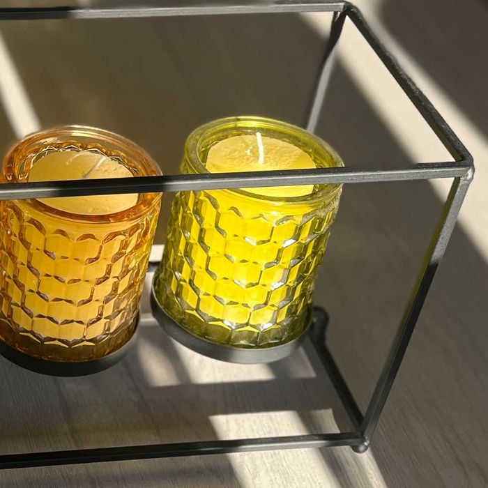 Porta 4 velas - Como novo