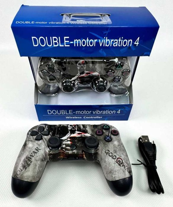 джойстик бездротовий дуалшок блютуз ps4 джостик геймпад з вібрацією