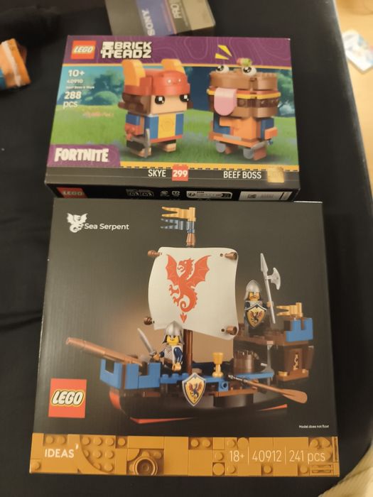 Legos 40910 e 40912 brickheadz Fortnite e ideas