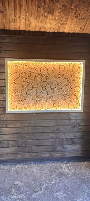 Мозаїка з ялівцю. Декоративні панелі.