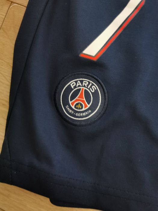 Strój piłkarski koszulka spodenki 158 Paris Saint German 7 Mbappe nike