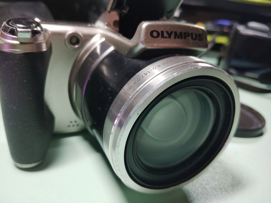 Olympus SP 800uz aparat 30 x optyczny zoom dwa razy stabilizacja obraz