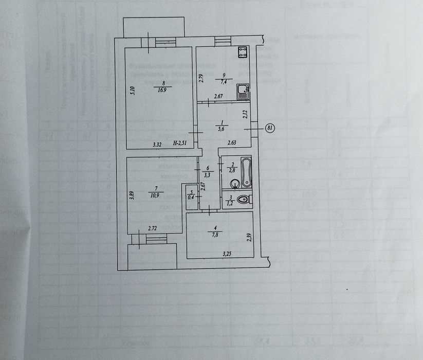 Продам трикімнатну квартиру