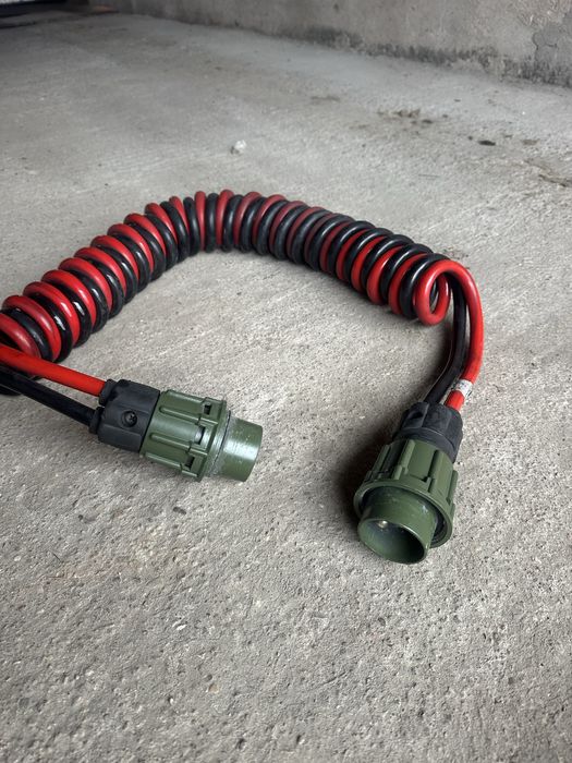 Kabel NATO 4M 2x35MM 24V/12V z wtyczkami 4,0 mb