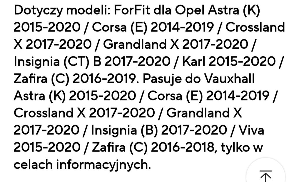 Zestaw do obszycia kierownicy opel Insignia