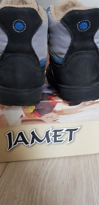 Buciki zimowe, skórzane Jamet, r. 23 POLECAM