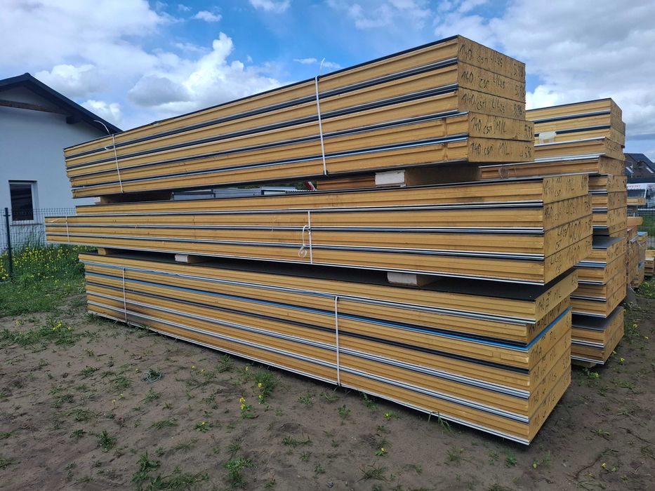 Płyty warstwowe obornickie poliuretan /2 gatunek OD RĘKI