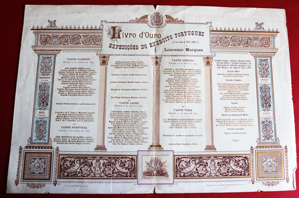 Expedições Exército Português a Lourenço Marques 1894 e 1895 (Reserva ORP)