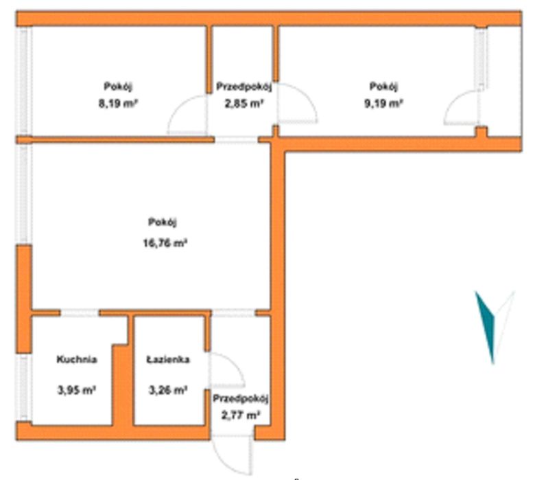 Bezpośrednio sprzedam 3 pokojowe mieszkanie