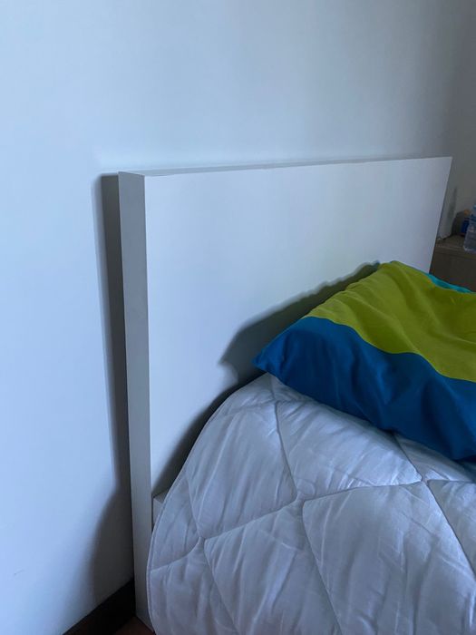 Cama Solteiro Branca