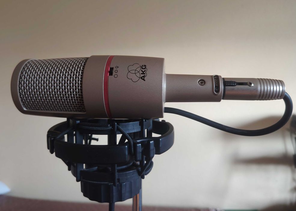 Mikrofon studyjny AKG C4000B (Made in Austria) | Komplet: Kosz + Oryginalne pudełko
