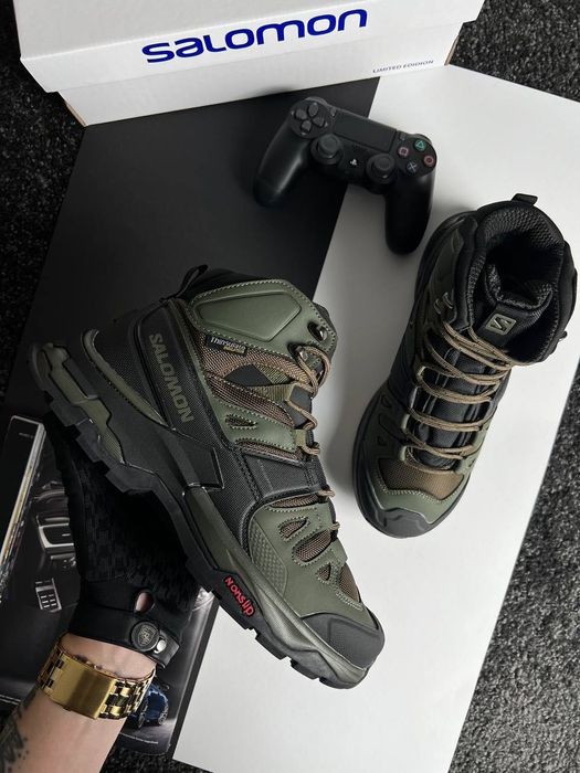 ТОП! Salomon Quest 4 GTX Khaki Fur 41 42 43 44 45 46 соломон квест