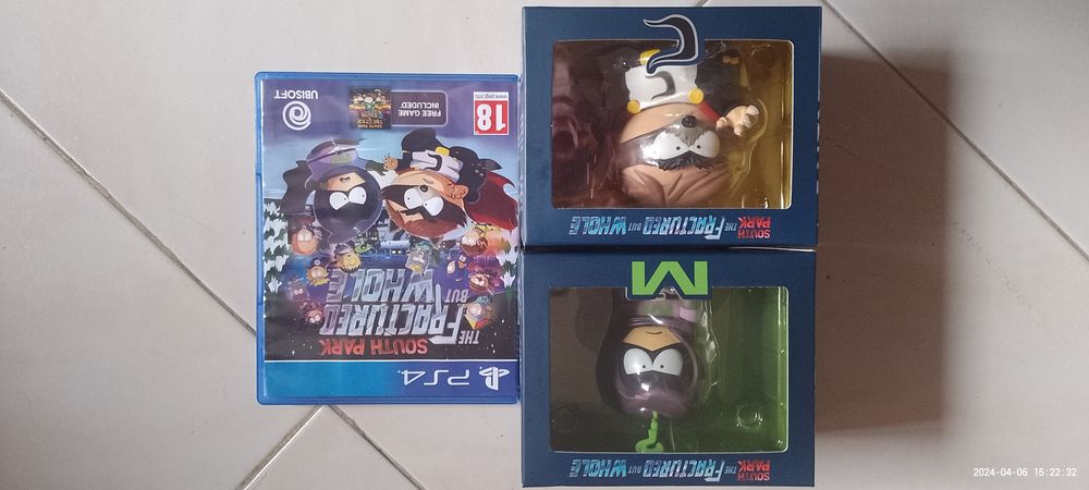 Jogos PS4, PS3, South Park figuras originais mint