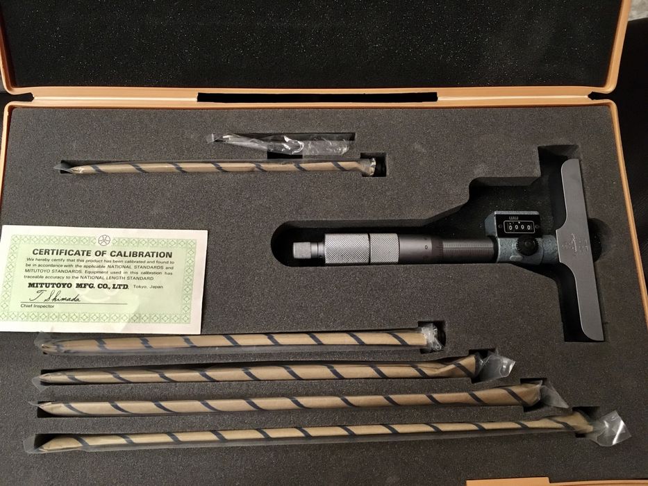 Mitutoyo глибиномір 0-150мм., 0.01мм.