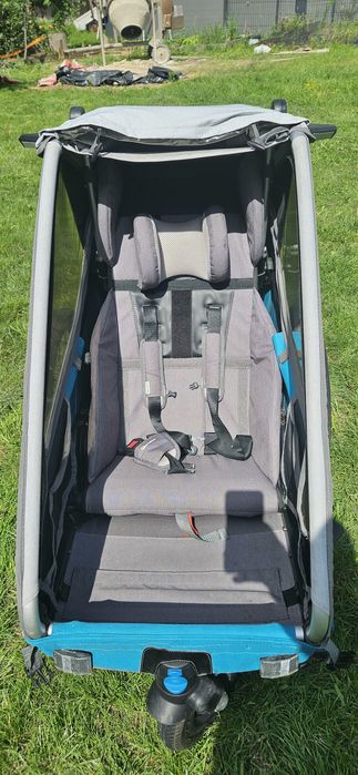 Qeridoo Kidgoo 1 przyczepka rowerowa + oś thru-axle 12m
