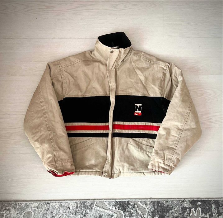 Редкая винтажная куртка Nike Canvas Worker Jacket Оригинал