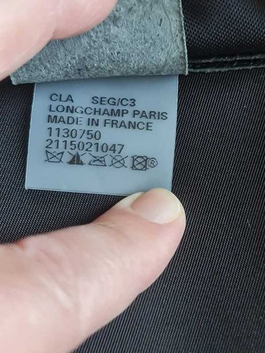 Pasta Executiva Longchamp Couro Preto Le Foulonné