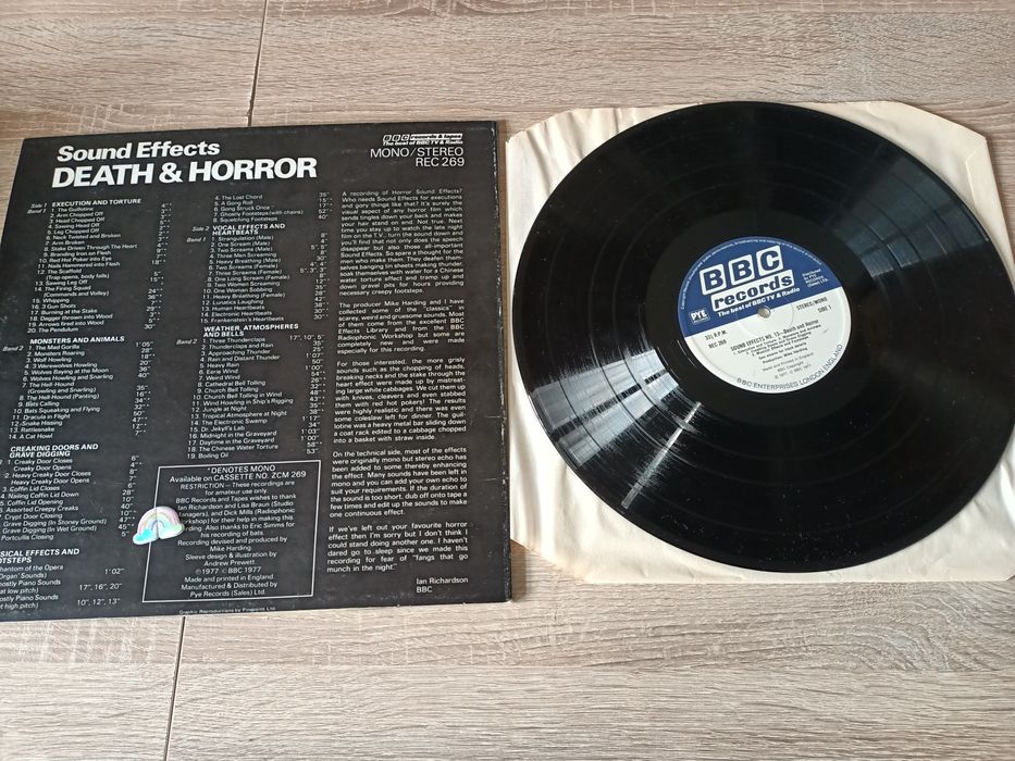 Sound Effects Death and Horror Lp Poznań Stare Miasto • OLX.pl
