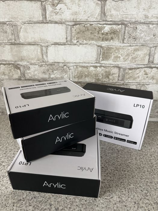 Аудіостример мережевий Arylic LP10 AirPlay2, Chromecast, radio, BT