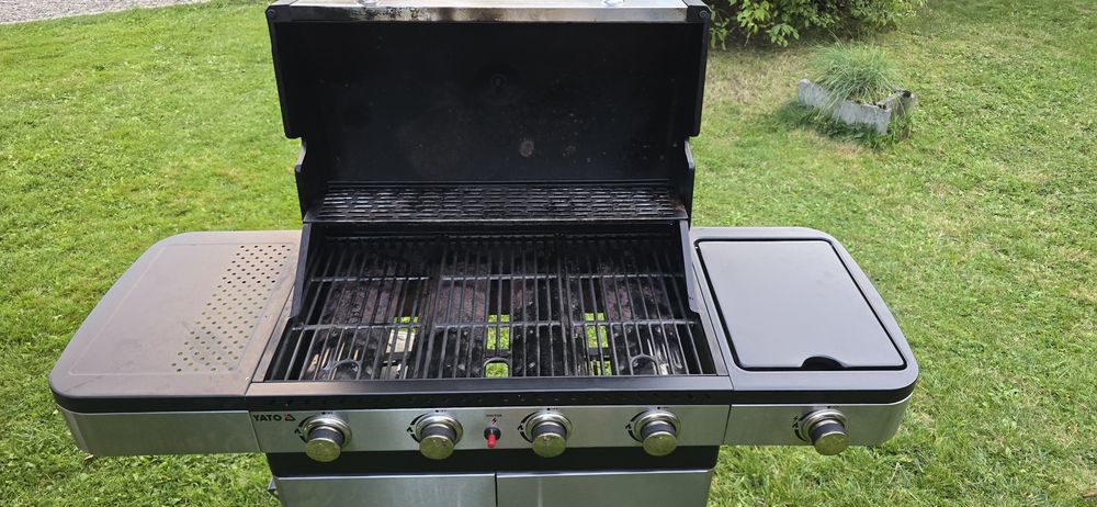 GRILL GAZOWY 4+1, Stal Nierdzewna 14.2KW YG-20019 Yato