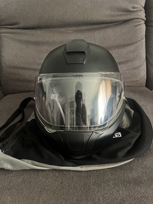 BMW System 6 Evo flip-up helmet (preto fosco)