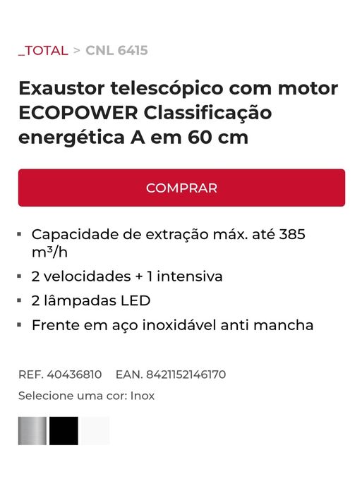 Exaustor Teka CNL 6415