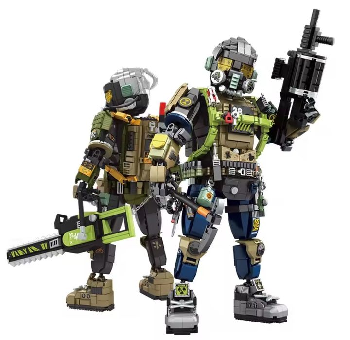 Конструктор APOCALYPTIC  W9101 Робот с гранатомётом 33 см