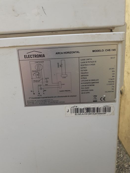 Arca Frigorífica Electronia