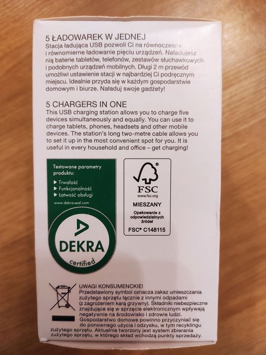 Stacja ładująca USB Hykker