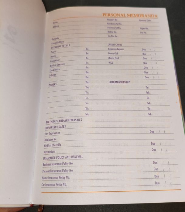 Kalendarz książkowy angielski 2026