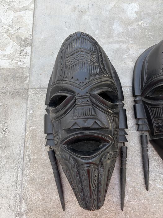 Conjunto mascaras arte Africana