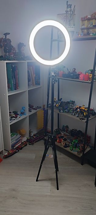 Ring light com tripé