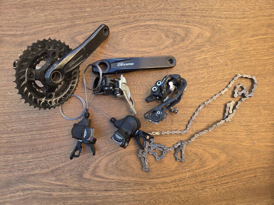 Transmissão Shimano 3x10 Completa