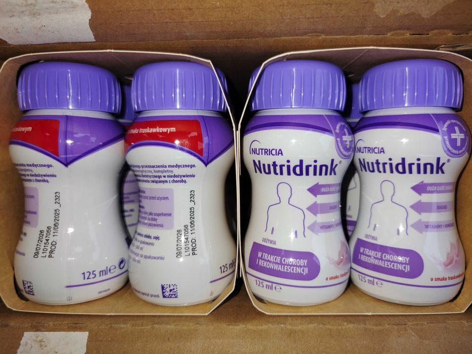 Nutri drink Nutricia truskawkowy 12 sztuk