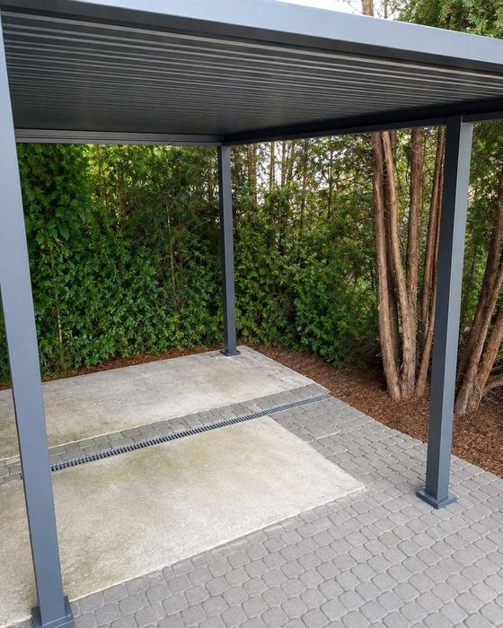 Wiata garażowa na samochód CarPort 5×3 m / stalowa / solidna konstrukcja