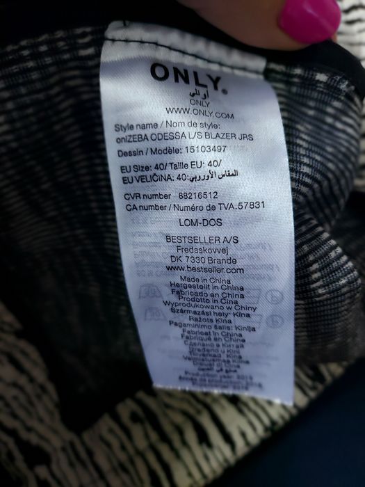 Marynarka Only r. 40 bardzo dobry skład
