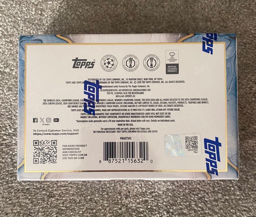 Topps Inception UCC Hobby Box 25/26
