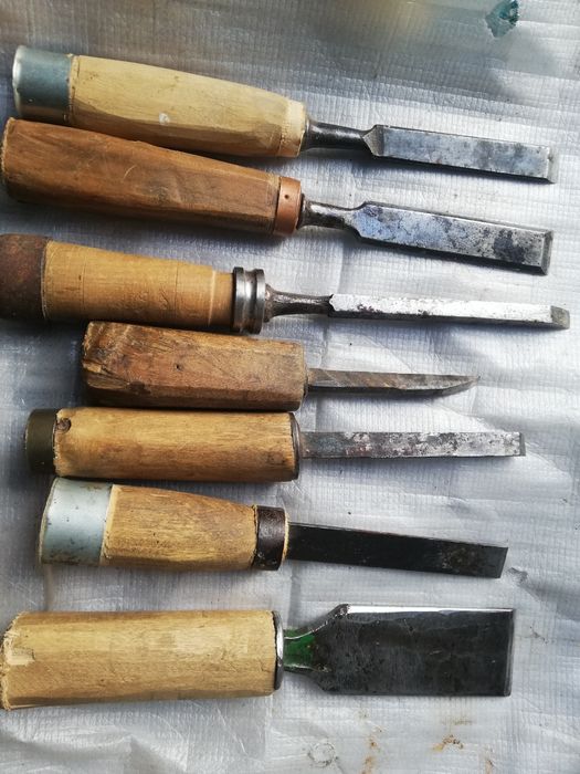 Напильники.Стамески. молоток. Рубанок. Шило