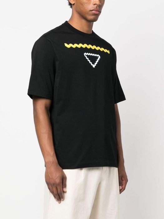 бавовняна футболка Prada, унісекс Розмір L Ідеальний стан