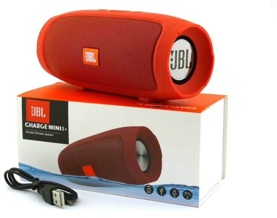 Безпровідна колонка JBL Charge Mini 3+ потужний стереозвук 4 Втx2