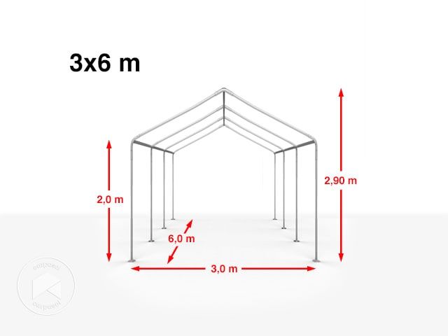 Tenda 6x3 impermeável