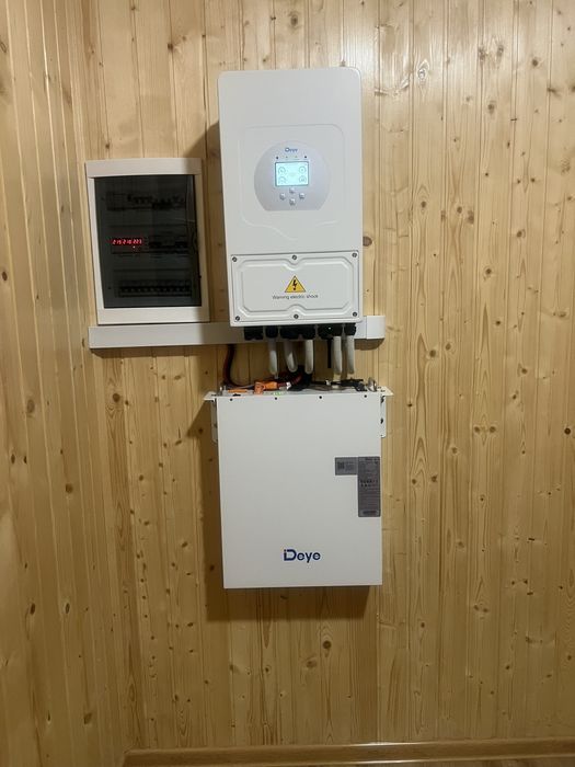 Сонячний гібридний комплект Deye 6КВт +АКБ Deye Pro-b 5 Квт LiFepo4