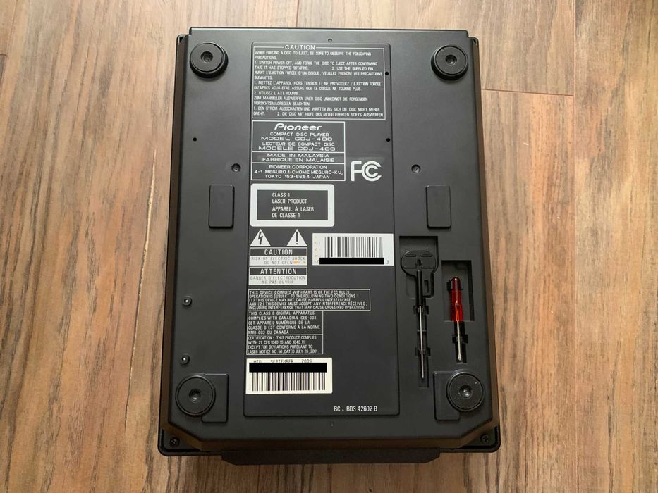 Pioneer CDJ 400 [Caixa Original | Ótimo Estado | 120v USA c/transformador incluído]