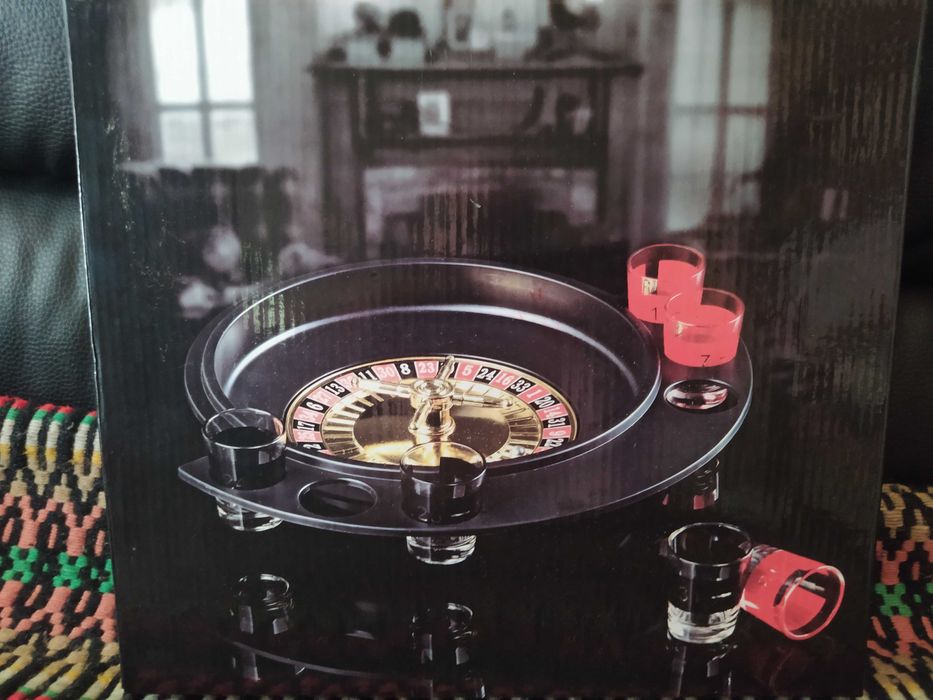 Jogo Roleta Com 6 Copos Para Shot. NOVA!