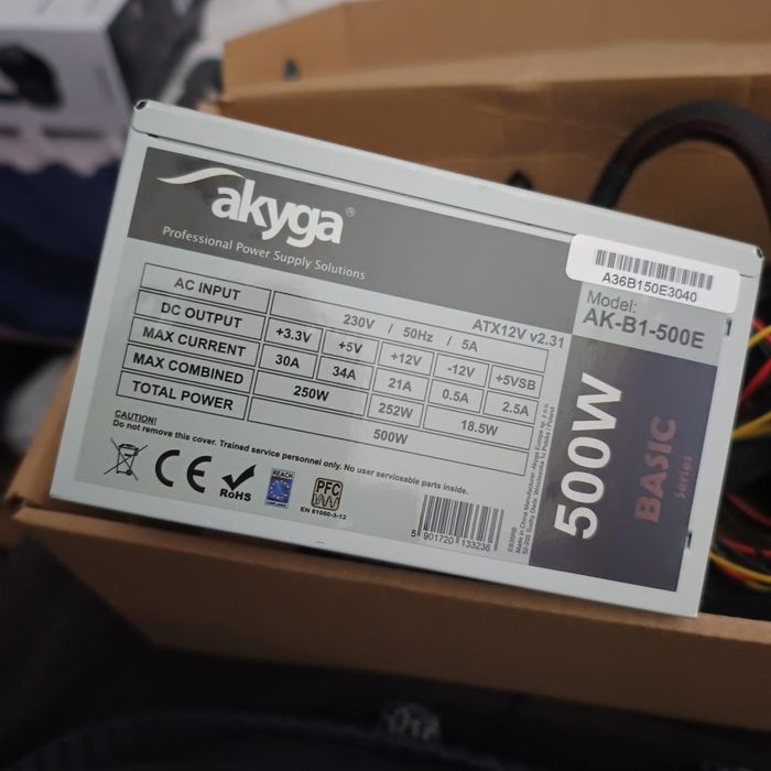 Zasilacz Akyga - model AK-B1-500E